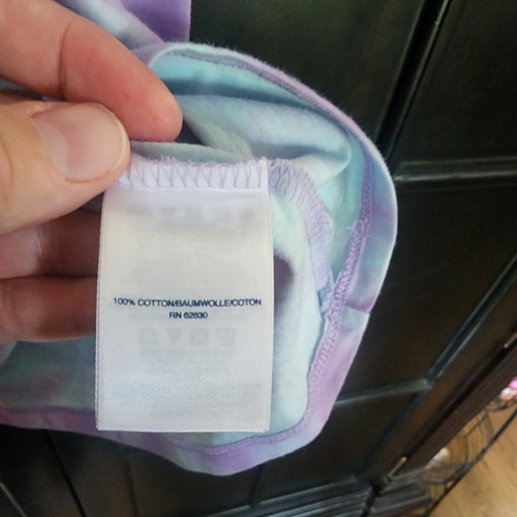 Land's End Girls Dress 7/8 blue pure racer back - Picture 3 of 5